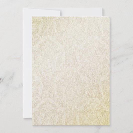 Elegant Antiek geïnspireerd huwelijksuitnodiging Kaart (Achterkant)