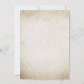 Elegant Antiek Goud Lijst 100e Verjaardag Kaart (Achterkant)