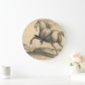 Elegant Antiek graven van Spaanse paarden Grote Klok (Huis)