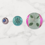 Elegant Antiek kerstsierglas Confetti (Achterkanten)