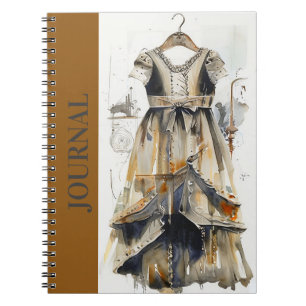 Elegant Antiek LBD Little Black Dress Journal Notitieboek