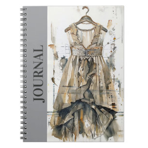 Elegant Antiek LBD Little Black Dress Journal Notitieboek