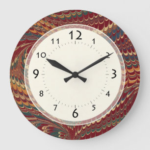 Elegant Antiek Marble  Edwardian Gentleman Grote Klok