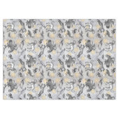 Elegant Antiek mozaïekgrijs goudtijger adelaar Tafelkleed (Voorkant (Horizontaal))