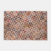 Elegant Antiek patchwork Quilt Pattern Deurmat (Voorkant)
