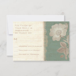 Elegant Antiek Roos  Verdigris Patina RSVP