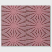 Elegant Antiek roze Kaleidoscoop ontwerp Cadeaupapier (Vlak)