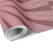 Elegant Antiek roze Kaleidoscoop ontwerp Cadeaupapier (Rol Hoek)