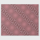 Elegant Antiek roze Kaleidoscoop ontwerp Cadeaupapier (Vlak)