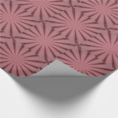 Elegant Antiek roze Kaleidoscoop ontwerp Cadeaupapier (Hoek)