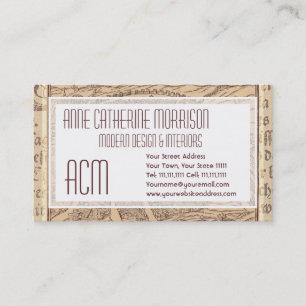 Elegant Antiek Spanje Map Sevilla Spanje Visitekaartje