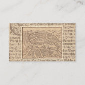 Elegant Antiek Spanje Map Sevilla Spanje Visitekaartje (Achterkant)