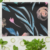 Elegant  Antiek Waterverf Flowers Throw P Theedoek (Gevouwen)