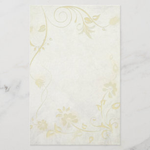 Elegant Antiek White Vintage Wedding Briefpapier
