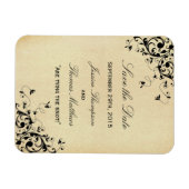 Elegant Antiek zwembroeken die de datum opslaan Magneet (Horizontaal)