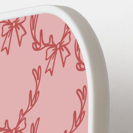 Elegant Antler Monogram Pickleball Paddle (Links Detail)