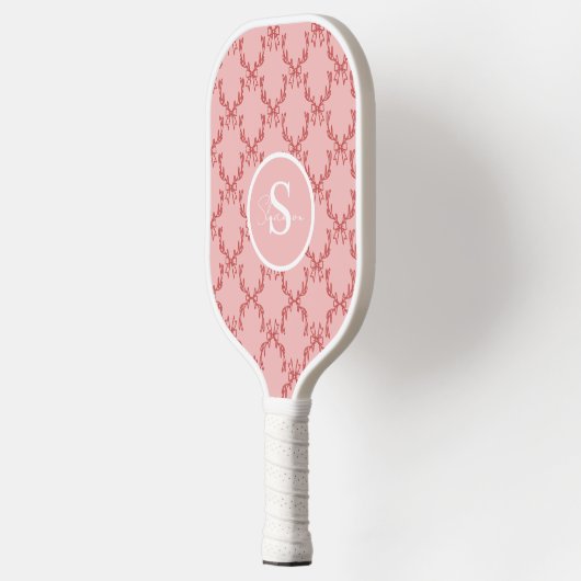 Elegant Antler Monogram Pickleball Paddle (Links)