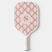 Elegant Antler Monogram Pickleball Paddle (Voorkant)