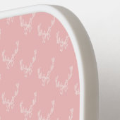 Elegant Antler Monogram Pickleball Paddle (Links Detail)