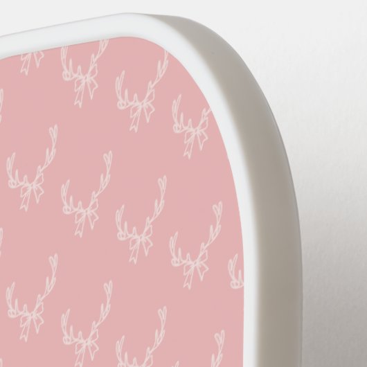 Elegant Antler Monogram Pickleball Paddle (Links Detail)