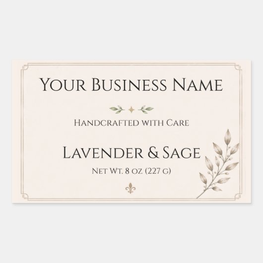 Elegant Apotheek Product Voorkant Label (Voorkant)
