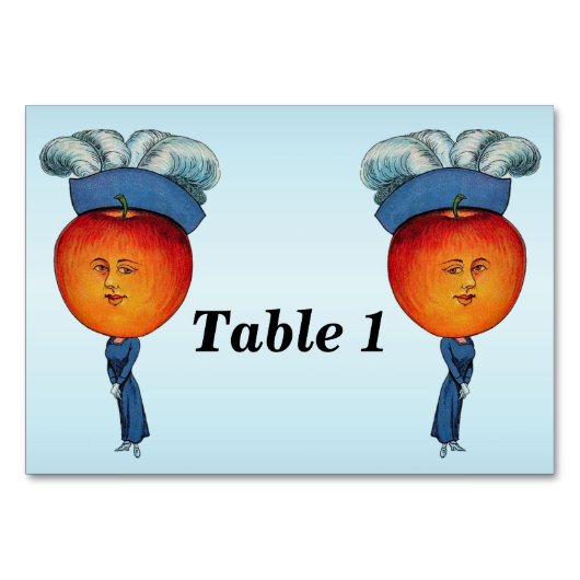 Elegant Apple Head Lady Feather Pet Kaart (Voorkant)