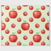 Elegant Apples Pattern Honeycomb Achtergrond | Cadeaupapier (Vlak)