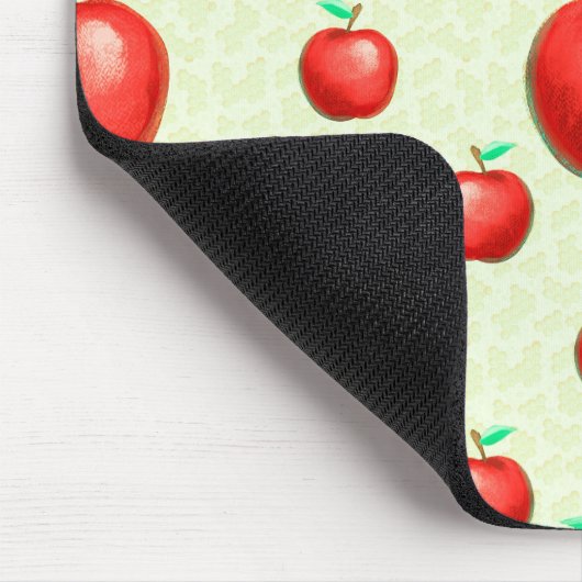 Elegant Apples Pattern Honeycomb Achtergrond | Muismat (Hoek)