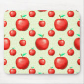 Elegant Apples Pattern Honeycomb Achtergrond | Muismat (Voorkant)