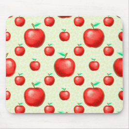Elegant Apples Pattern Honeycomb Achtergrond | Muismat