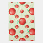 Elegant Apples Pattern Honeycomb Achtergrond | Theedoek (Verticaal)