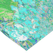 Elegant Aqua en Green Limelight Hydrangea Detail Korte Tafelloper (Hoek)