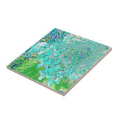 Elegant Aqua en Green Limelight Hydrangea Detail Tegeltje (Zijkant)