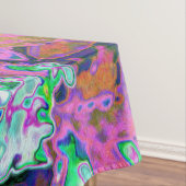 Elegant Aqua en Paarse Limelight Hydrangea Detail Tafelkleed (Voorbeeld)