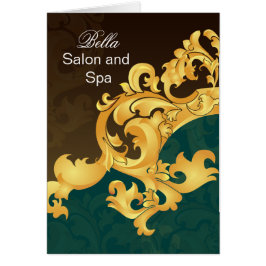 elegant aqua floure Business - Hartelijk dank voor