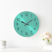 Elegant Aqua Green Sheen Grote Klok (Huis)