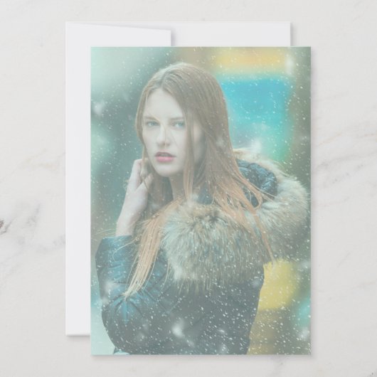 Elegant aqua mint glitter druppelt zoete zestien kaart (Achterkant)