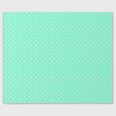 Elegant aqua wit patroon modern geschenk cadeaupapier (Vlak)