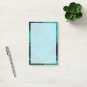 Elegant Aquamarine en Gold Post-it® Notes (Kantoor)