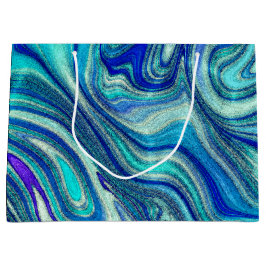 Elegant Aquamarine Paua Rainbow Shell geïnspireerd Groot Cadeauzakje