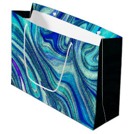 Elegant Aquamarine Paua Rainbow Shell geïnspireerd Groot Cadeauzakje