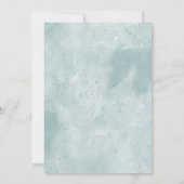 Elegant Aquarel Vogel Broed Partij Kaart (Achterkant)