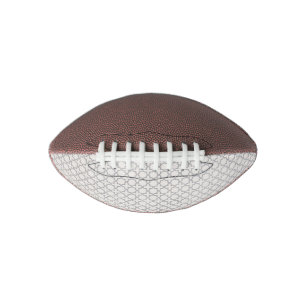Elegant Arabesk Ornament American Football