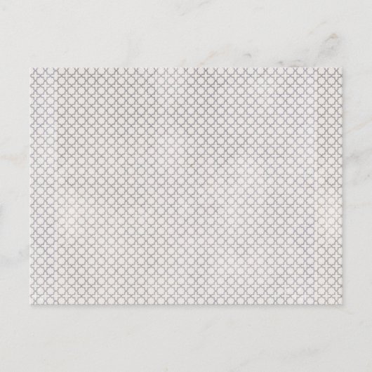 Elegant Arabesk Ornament Briefkaart (Voorkant)
