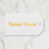 Elegant Arabesk Ornament Cadeaulabels (Voorkant (horizontaal))