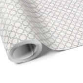 Elegant Arabesk Ornament Cadeaupapier (Rol Hoek)