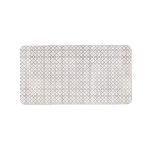 Elegant Arabesk Ornament Etiket