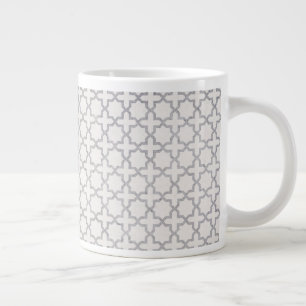 Elegant Arabesk Ornament Grote Koffiekop