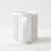 Elegant Arabesk Ornament Grote Koffiekop (Achterkant)