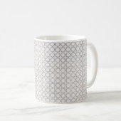 Elegant Arabesk Ornament Koffiemok (Voorkant rechts)